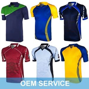 Rekabentuk Logo profesional Sublimated pakaian seragam Kriket