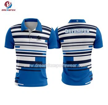 Logo Sublimation Polo Custom Logo Set Dalam Lengan