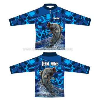 Pertandingan Camo Memancing Perlawanan Uv Jerseys Uniform
